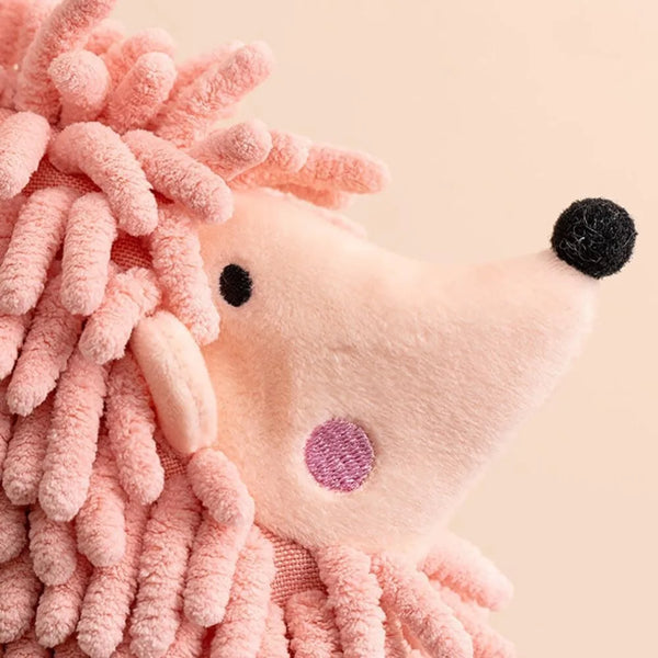 Fuzzy Hedgehog Hand Towels